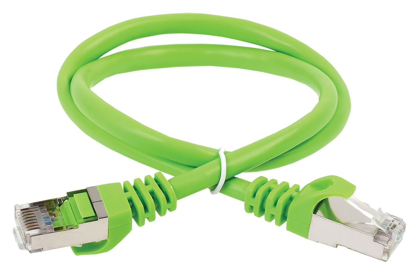 Патч-корд ITK PC02-C5EFL-5M кат.5E FTP LSZH 5м зеленый