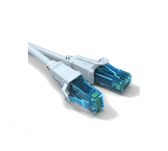 Патч-корд Vention VAP-A10-S500 прямой UTP cat.5е, RJ45 - 5м. Серый