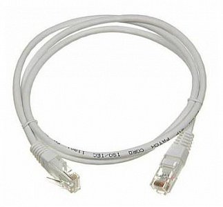 Патч-корд медный Lanmaster UTP LAN-PC45/U5E-0.5-GY серый вилка RJ-45-вилка RJ-45 кат.5е 0.5м LSZH
