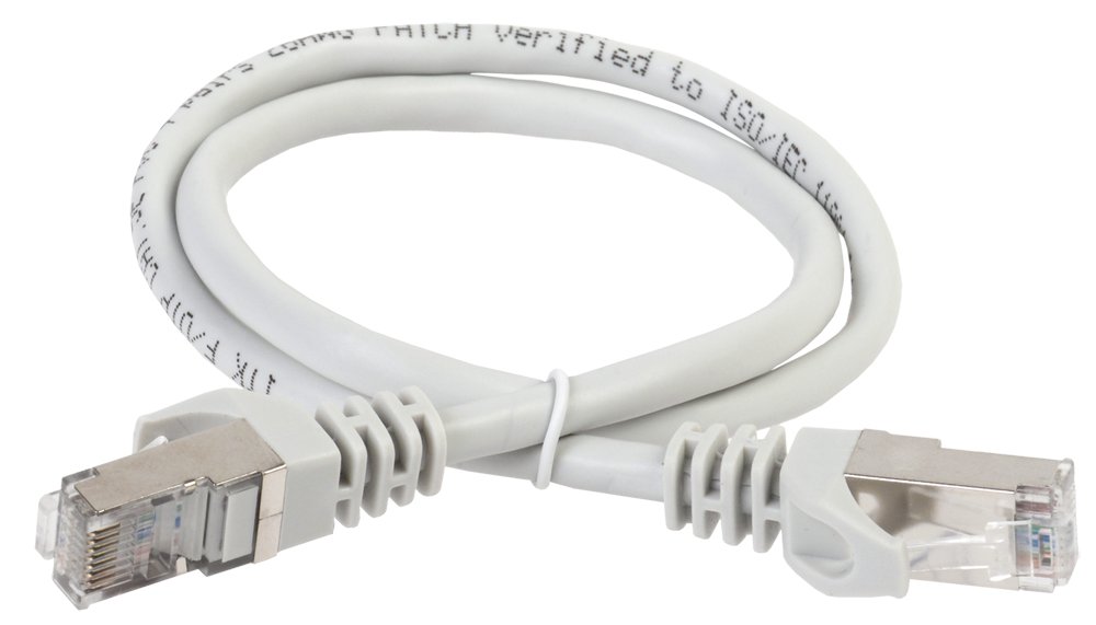 Патч-корд ITK PC01-C5EF-2M кат.5E FTP 2м серый