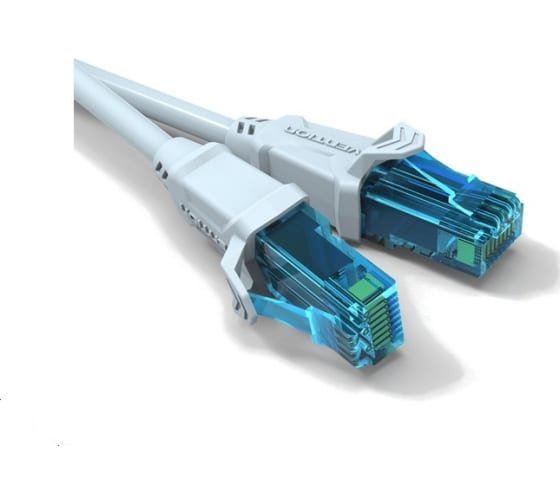 Патч-корд Vention VAP-A10-S200 прямой UTP cat.5е, RJ45 - 2м. Серый