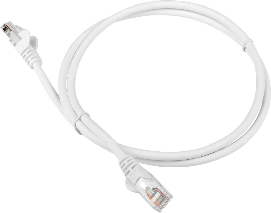 Патч-корд LANMASTER (LAN-PC45/U5E-2.0-WH) LSZH UTP кат.5e, 2.0 м, белый