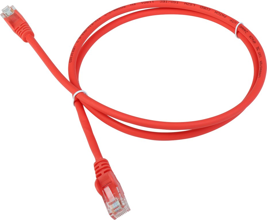 Патч-корд LANMASTER (LAN-PC45/U5E-7.0-OR) LSZH UTP кат.5e, 7.0 м, оранжевый