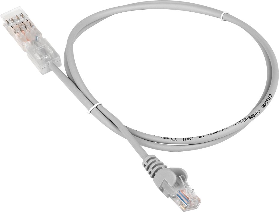 Патч-корд LANMASTER (LAN-45-P2-1m) RJ45-S110P2, 1 метр