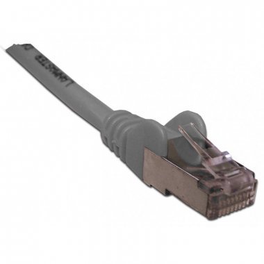 Патч-корд LANMASTER (LAN-PC45/S6-0.5-GY) LSZH FTP кат.6, 0.5 м, серый