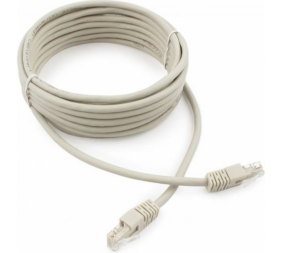 Патч-корд Cablexpert PP6U-5M серый