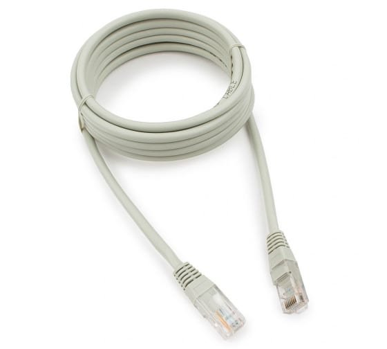 Патч-корд Cablexpert PP10-3M серый