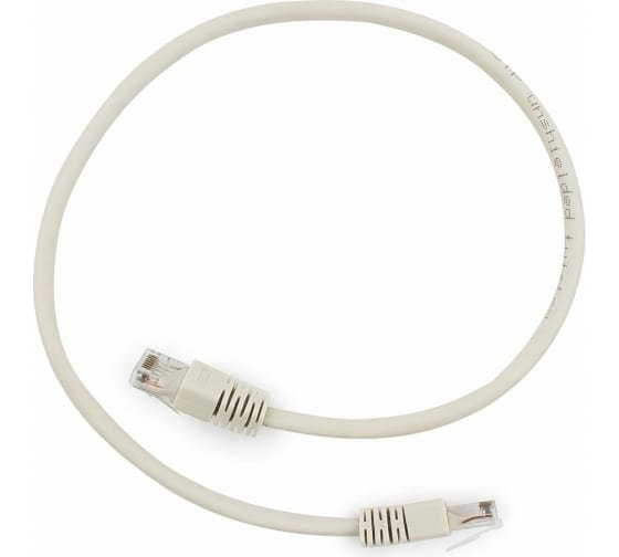 Патч-корд Cablexpert PP6U-0.5M серый
