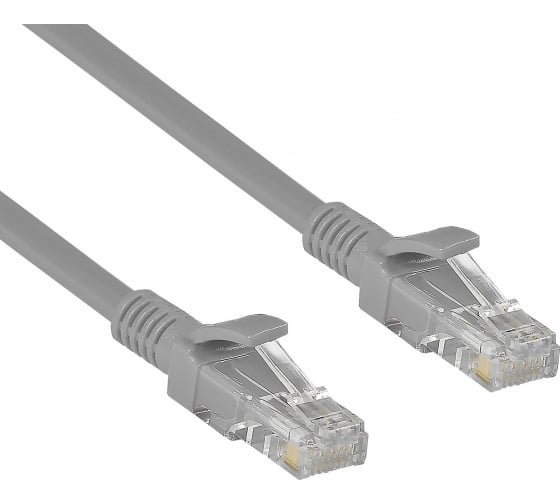 Патч-корд Exegate UTP-RJ45-RJ45-5e-2M-LSZH-GY (EX286383RUS) серый