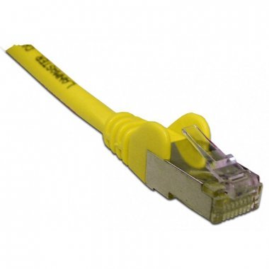 Патч-корд LANMASTER (LAN-PC45/S6-1.0-YL) LSZH FTP кат.6, 1.0 м, желтый