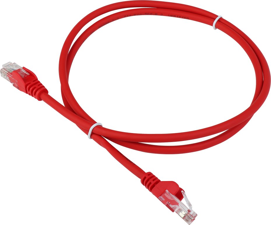 Патч-корд LANMASTER (LAN-PC45/U5E-3.0-RD) LSZH UTP кат.5e, 3.0 м, красный
