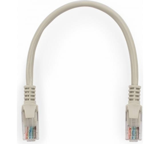 Патч-корд Cablexpert PP12-0.25M серый