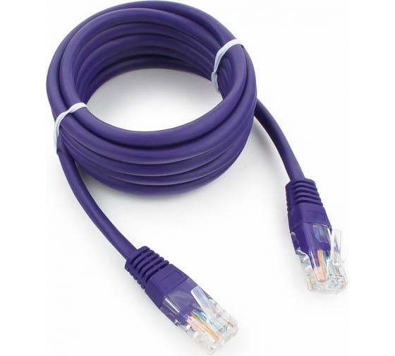 Патч-корд Cablexpert PP12-2M/V фиолетовый