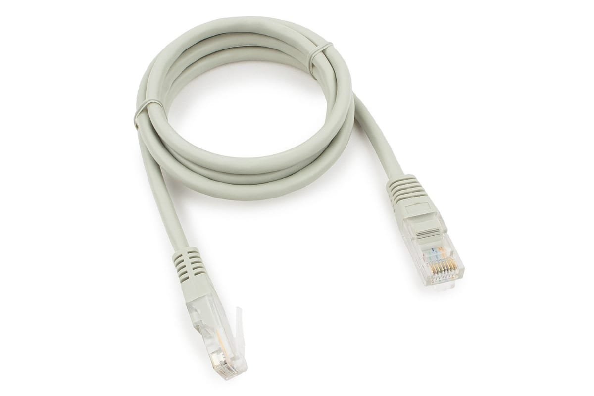 Патч-корд Cablexpert PP10-1M серый