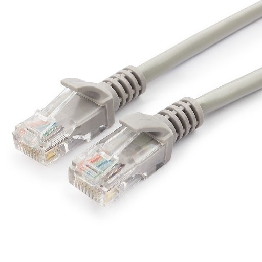 Патч-корд UTP5e, 2 м, литой, многожильный, биметалл CCA, 26AWG, PVC, серый CABLEXPERT PP12-2M