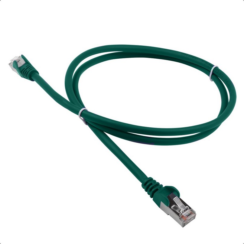 Патч-корд LANMASTER (LAN-PC45/S5E-3.0-GN) LSZH FTP кат.5e, 3.0 м, зеленый