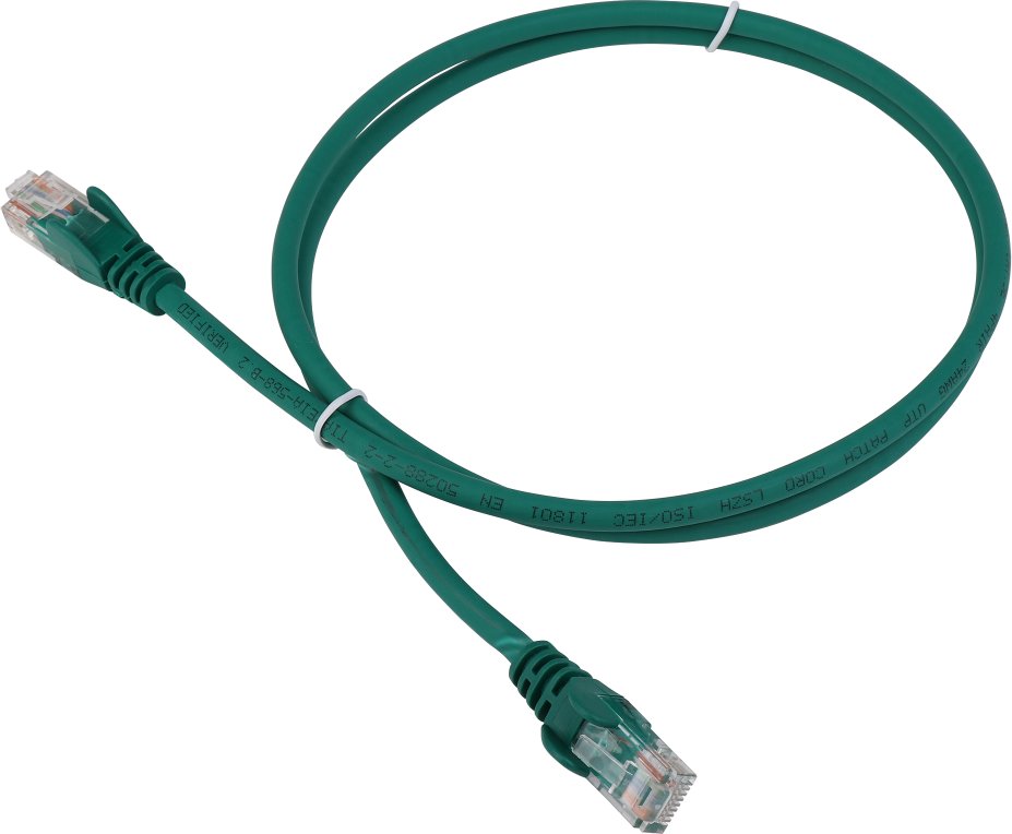 Патч-корд LANMASTER (LAN-PC45/U5E-7.0-GN) LSZH UTP кат.5e, 7.0 м, зеленый