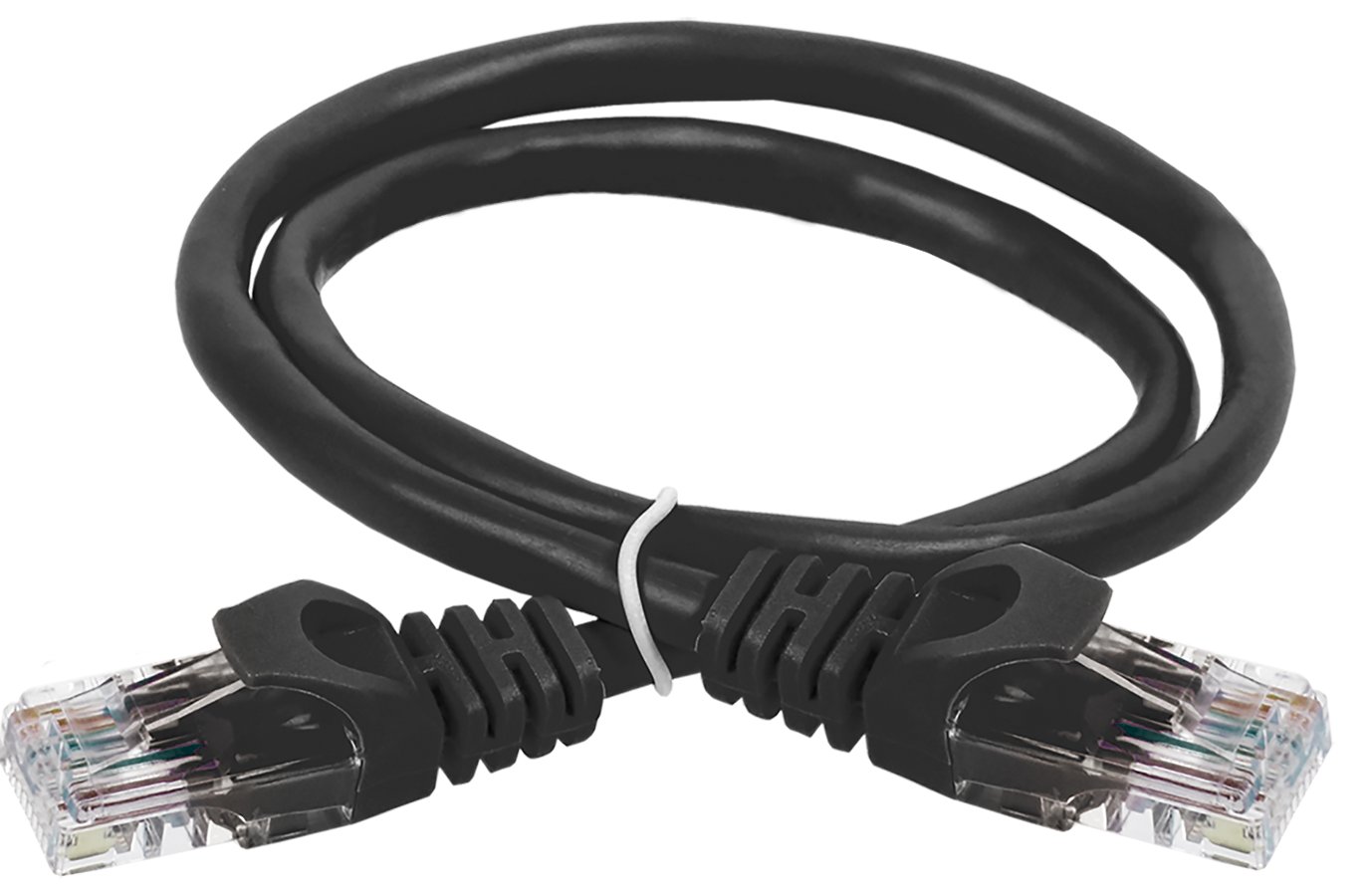 Патч-корд ITK PC09-C5EU-2M кат.5E UTP 2м черный