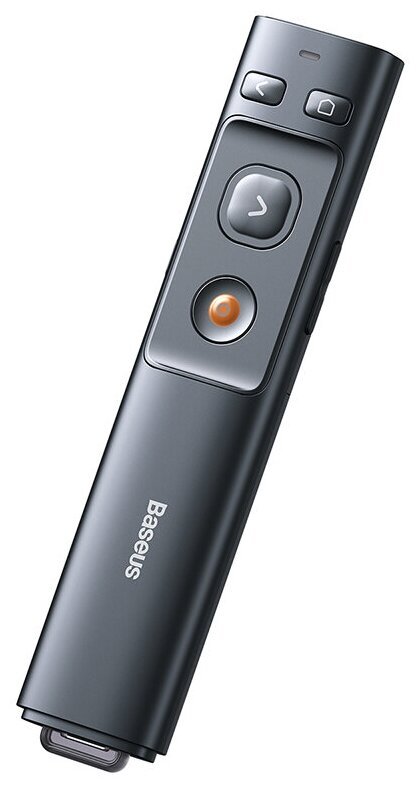 Указка лазерная Baseus (ACFYB-B0G) Orange Dot Wireless Presenter (Red Laser) Gray