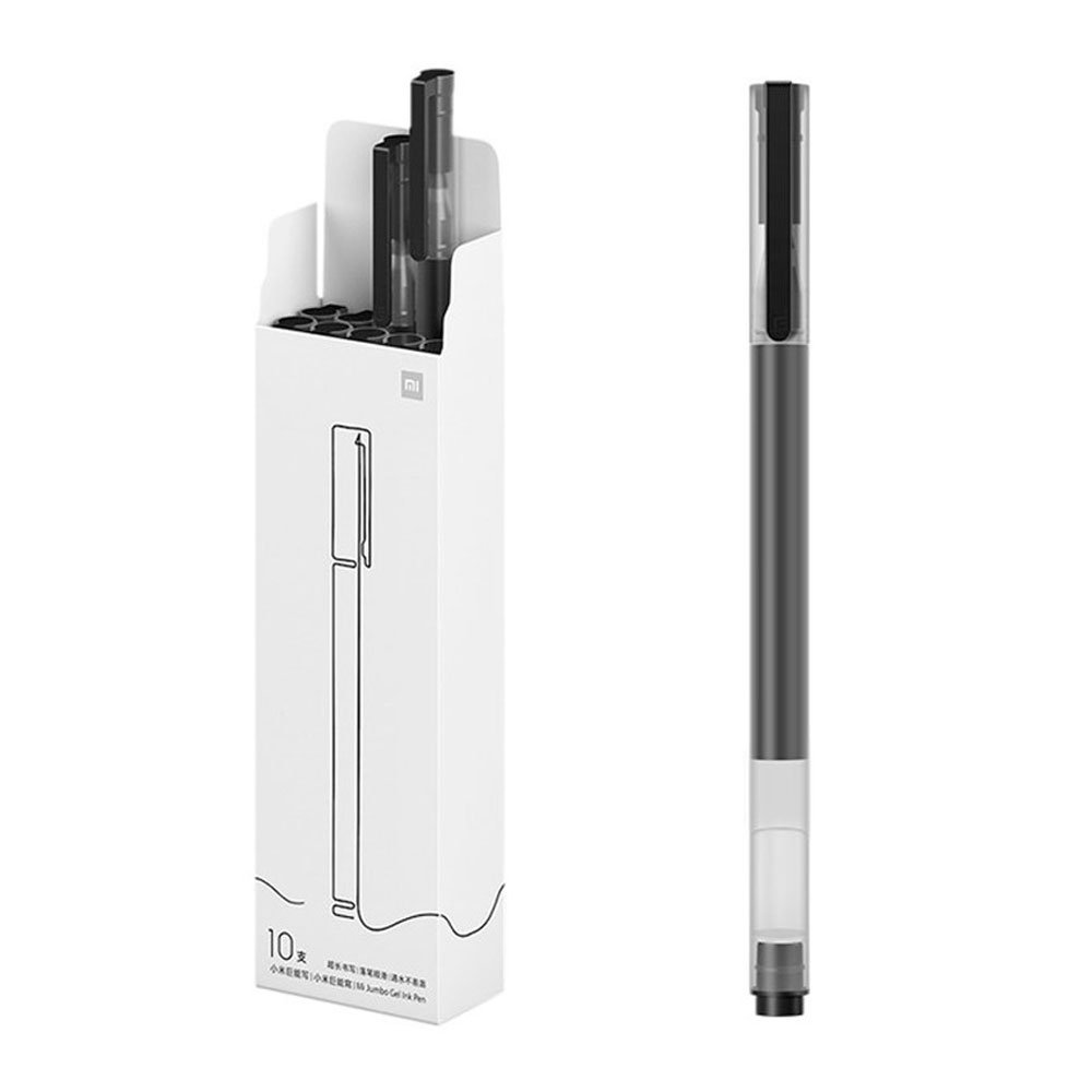 Ручки гелевые Xiaomi Mi Jumbo Gel Ink Pen 10 шт. черные