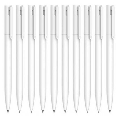 Набор гелевых ручек Xiaomi Mi Gel Pen (10 шт, белый) (MJZXB01WC)