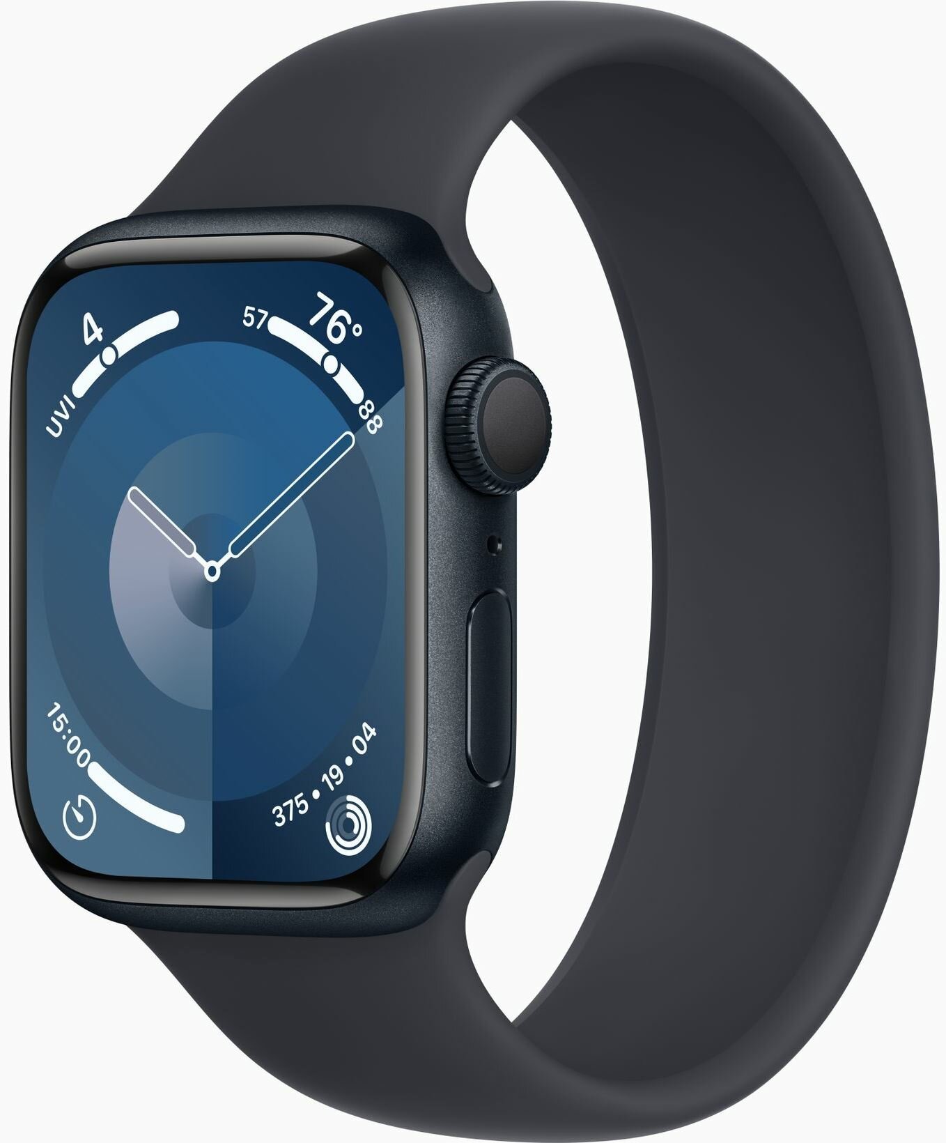 Смарт-часы Apple Watch Series 9 A2978 (MR9L3LL/A) 41мм OLED корп.темная ночь