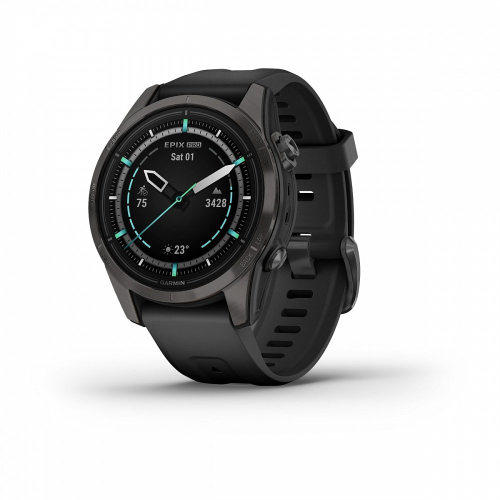 Smart-часы Garmin Epix Pro Gen 2 Sapphire, 30.4мм, 1.2" 010-02802-15 черный/черный