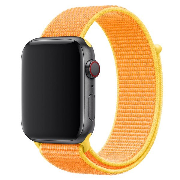 Ремешок Krutoff Nylon для Apple Watch 42/44mm (yellow) 11