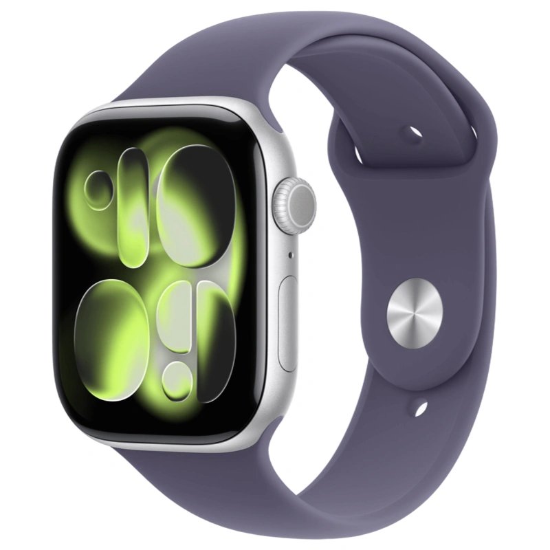 Smart-часы Apple Watch Series 11, 46мм фиолетовый/серебристый (MEV94LW/A)