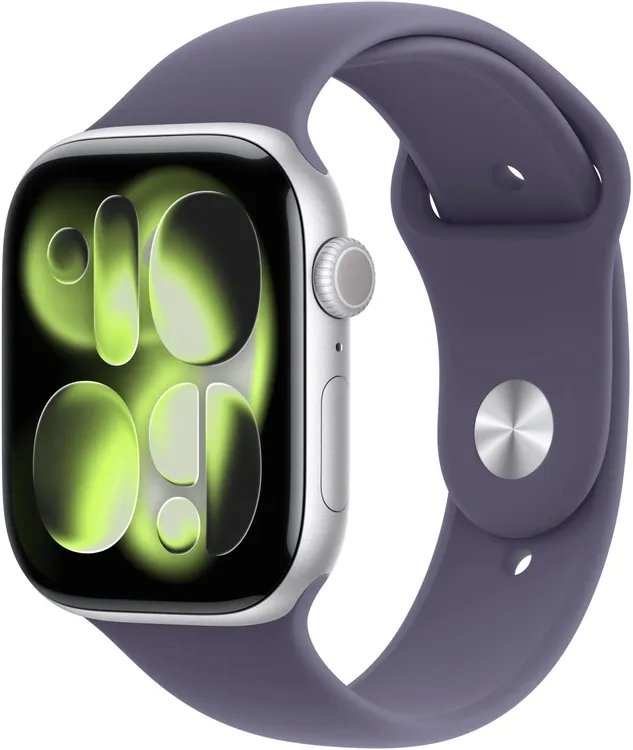 Smart-часы Apple Watch Series 11, 46мм фиолетовый/серебристый (MEVA4LW/A)