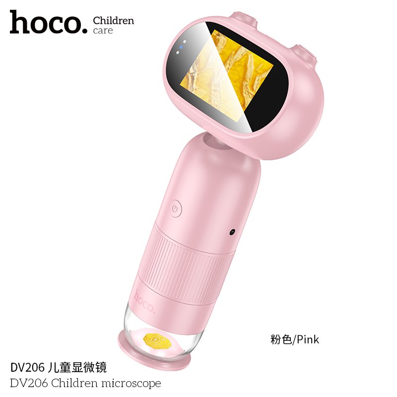 Микроскоп детский HOCO DV206 (розовый)