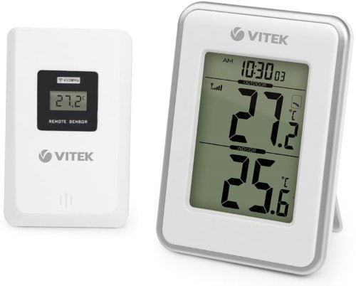 Погодная станция Vitek VT-6408 серебристый