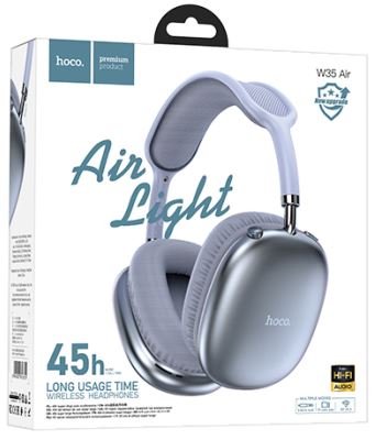 Блютуз гарнитура Hoco W35 Air/ Синий, (Арт. HC-16355)