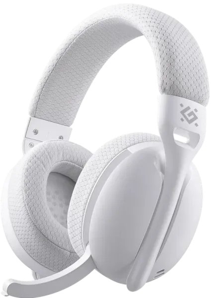 Гарнитура беспроводная игровая DEFENDER Triple, BT/2.4G, Bluetooth, микрофон с шумоподавлением, белый(1/20)