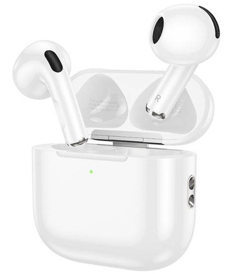 Наушники внутриканальные Borofone BW83 True, пластик, микрофон, bluetooth 5.4, цвет: белый (1/22/132)