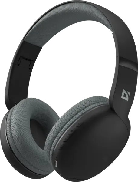 Наушники полноразмерные DEFENDER FreeMotion B480, микрофон, Bluetooth, черный (1/20)