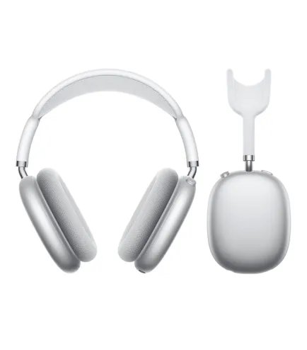 Наушники полноразмерные Borofone BO35 Adorable, магнитные амбушюры, bluetooth 5.4, AUX, цвет: серебряный (1/40)