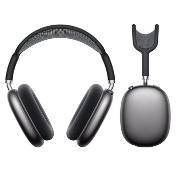 Наушники полноразмерные Borofone BO35 Plus Adorable, магнитные амбушюры, bluetooth 5.4, ANC, AUX, цвет: серый (1/40)
