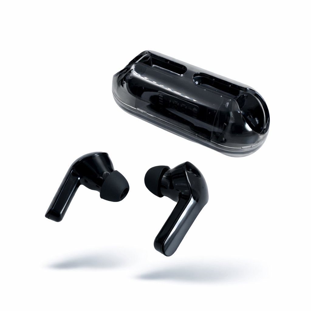 Наушники TWS A06 bluetooth v. 5.3, черные 20 Гц-20 кГц, 30/180 мАч
