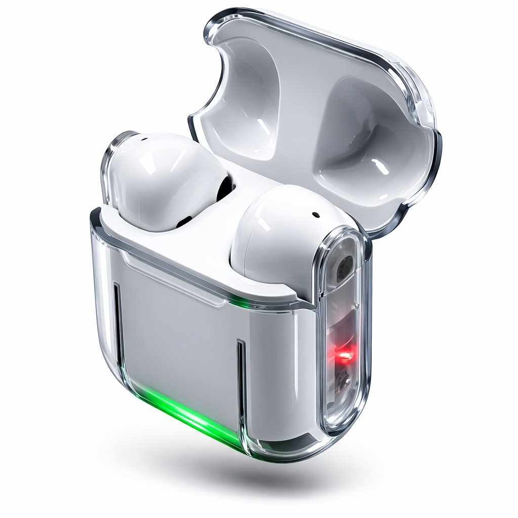 Наушники TWS BT122 bluetooth v. 5.3, белые 20 Гц-20 кГц, 30/180 мАч