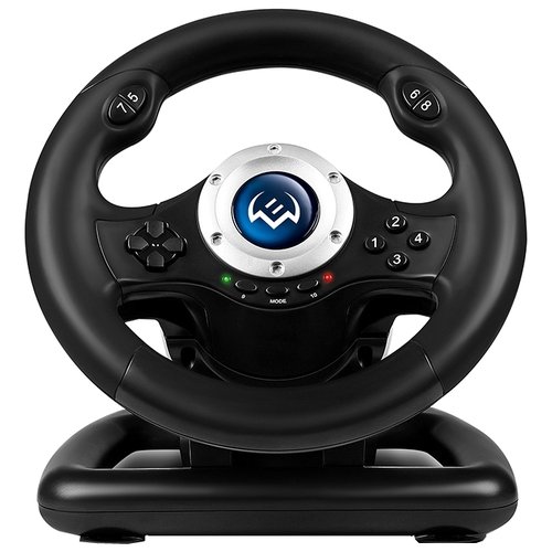Руль Sven Sportline GC-W500 10кноп. (с педалями) черный