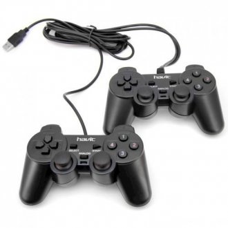 Двойной проводной геймпад HAVIT HV-G61 double USB