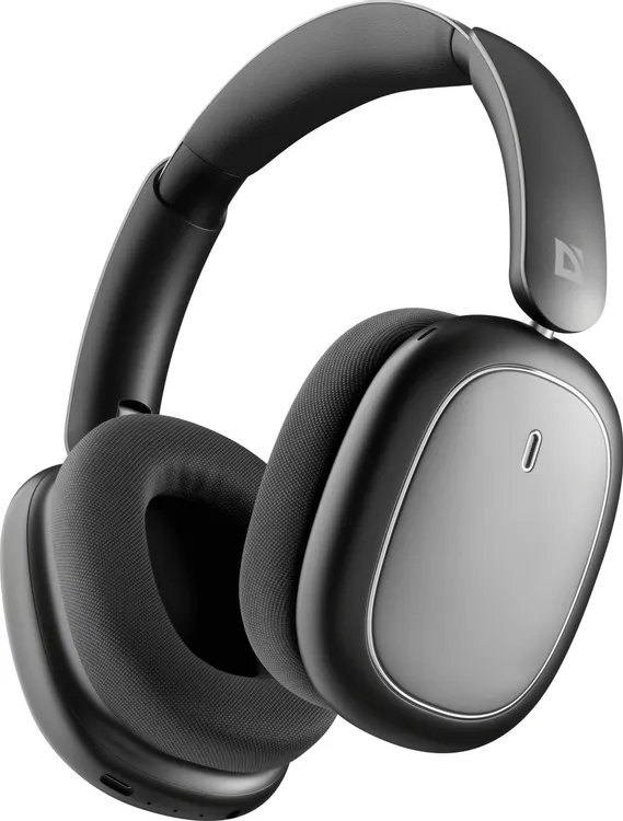 Беспроводная гарнитура DEFENDER FreeMotion В1100 (Свобода) графит, ANC, Bluetooth, 62310