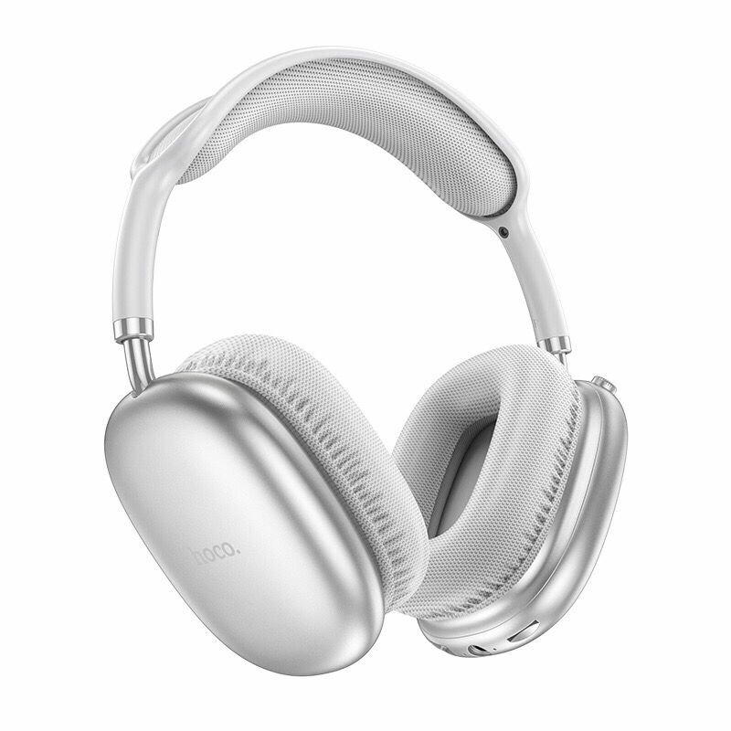 Наушники полноразмерные bluetooth HOCO W35 Air Triumph (серебро)