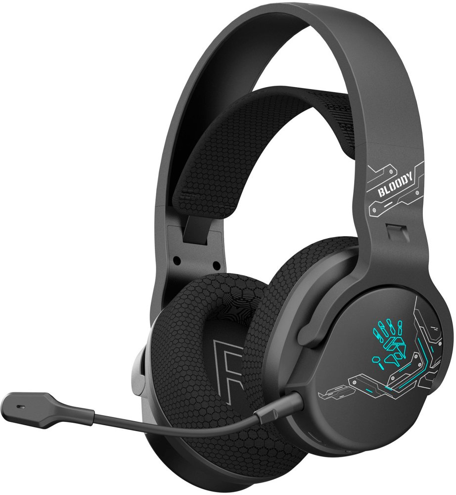 Наушники с микрофоном A4Tech Bloody GR370 черный BT