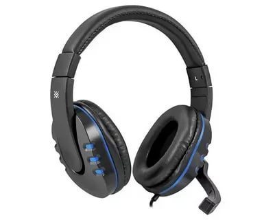Наушники Defender Gaming Warhead G-160 Black/Blue (64118)