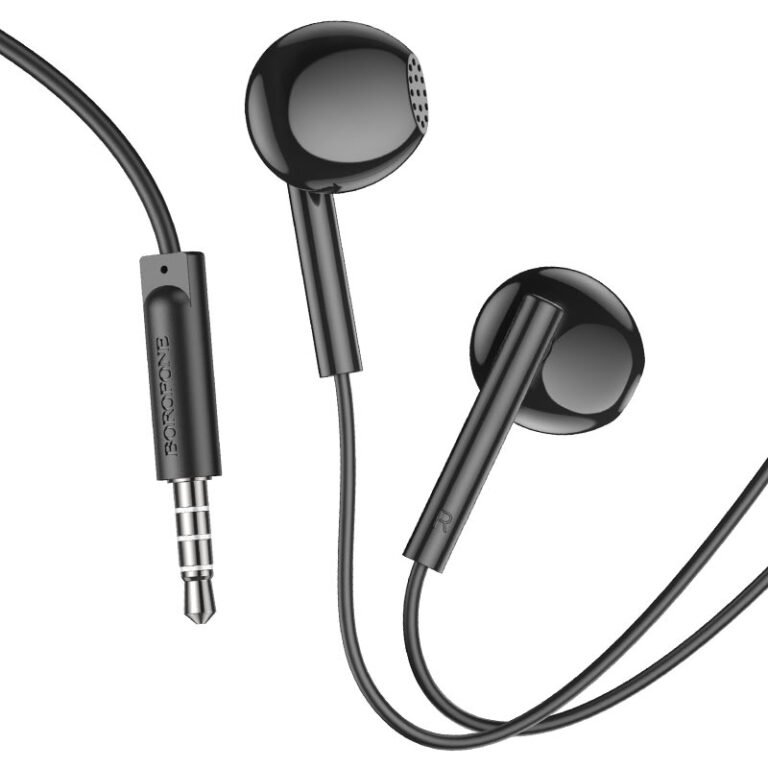 Наушники BOROFONE BM76 Ocean universal earphones with microphone (черный)