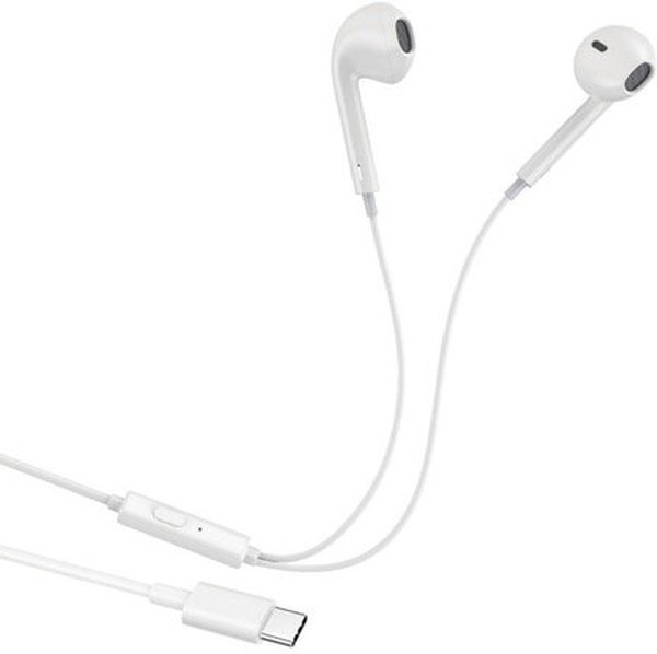 Наушники VIXION Pro VS-20 проводные, 1,2м, Type-C, белый