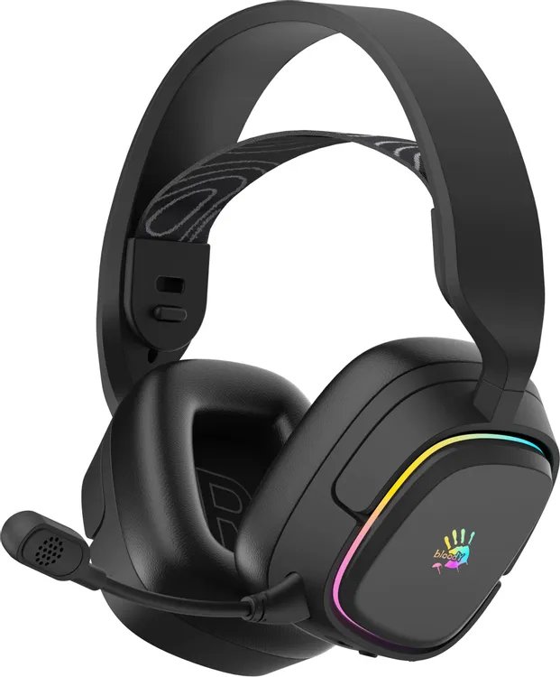 Наушники A4Tech Bloody GR365 черный 1.2м мониторные BT/Radio/3.5mm оголовье