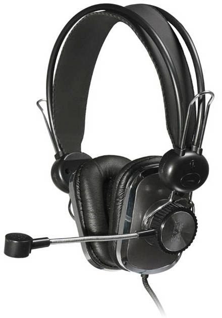 Наушники накладные с микрофоном SVEN AP-600, черный, регулятор громкости, шумоподавление, 2 x mini-jack 3.5 мм, 2,2 м